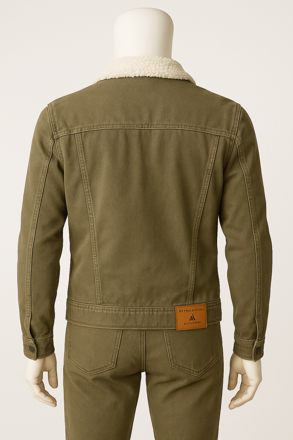 Jaqueta masculina | Sarja peluciada